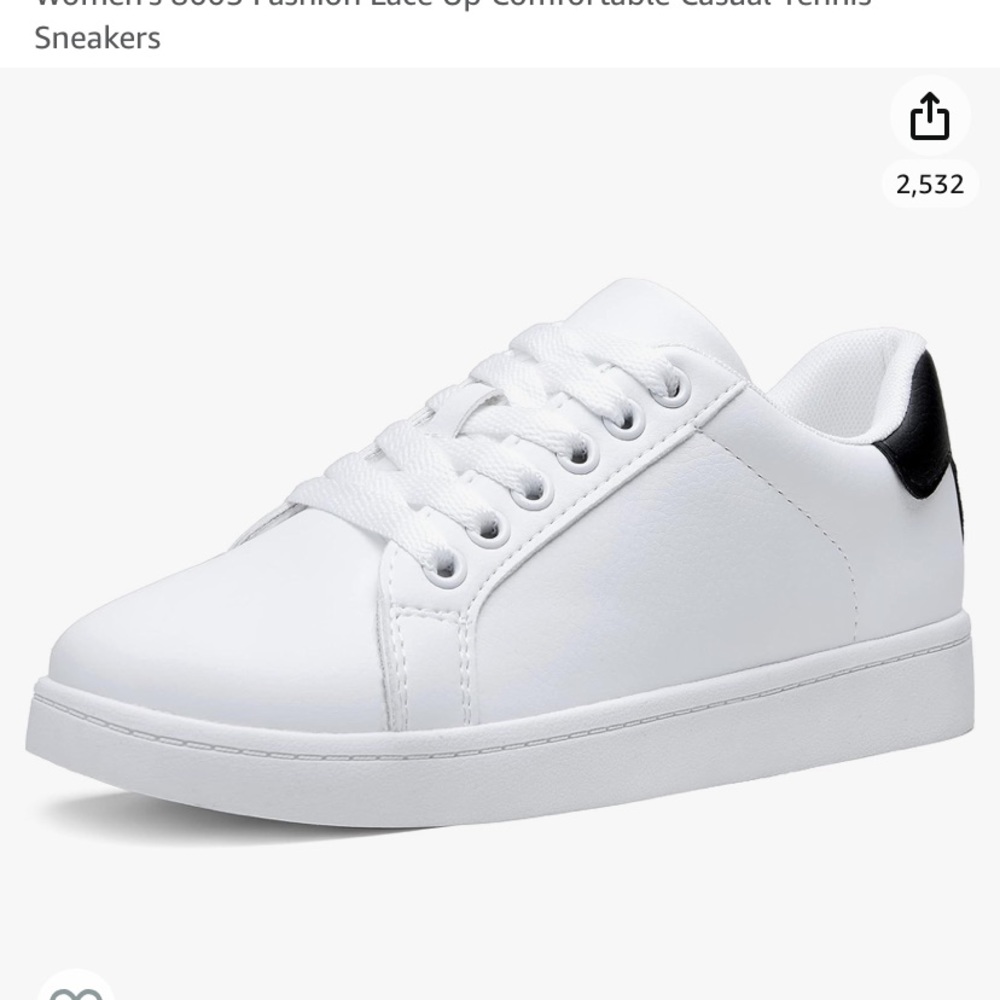 Vepose white sneaker size 6